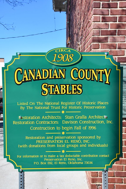 Old Canadian County Sheriff Stables (El Reno, Oklahoma)