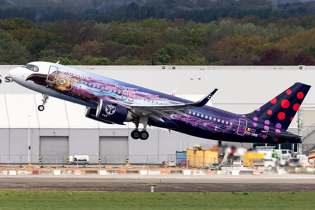 OO-SBB Brussels Airlines New Tomorrowland Special Livery A320neo Brussels Airport