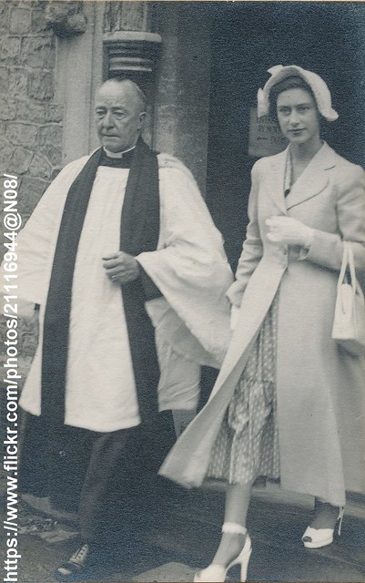 Princess Margaret at church service