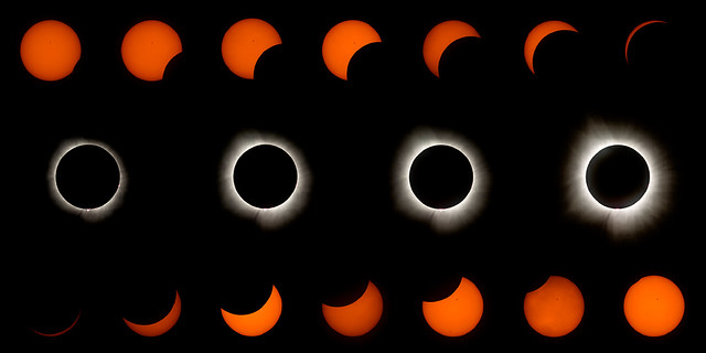 Eclipse sequence #2, April 8, 2024 solar eclipse