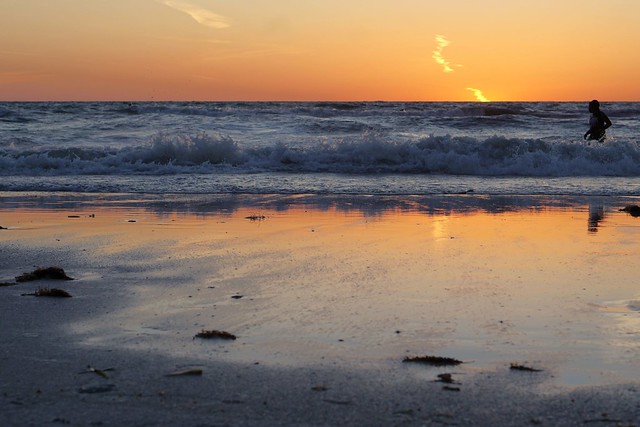 beach - sunset - paradise