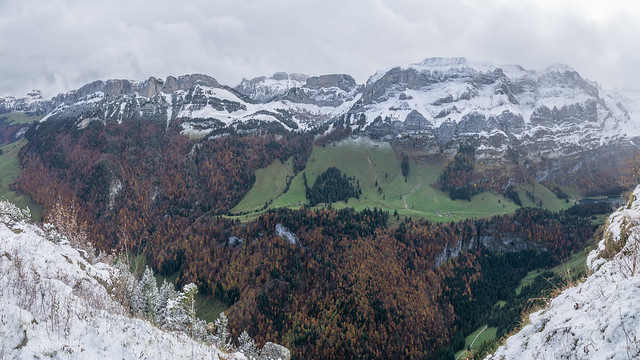 Panoramic view from Ebenalp (Alpstein)