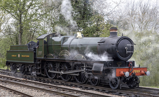 GWR 2900 'Saint' Class No 2999 Lady of Legend - North Weald, Epping Ongar Railway.