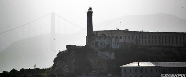 30.) hidden behind Alcatraz
