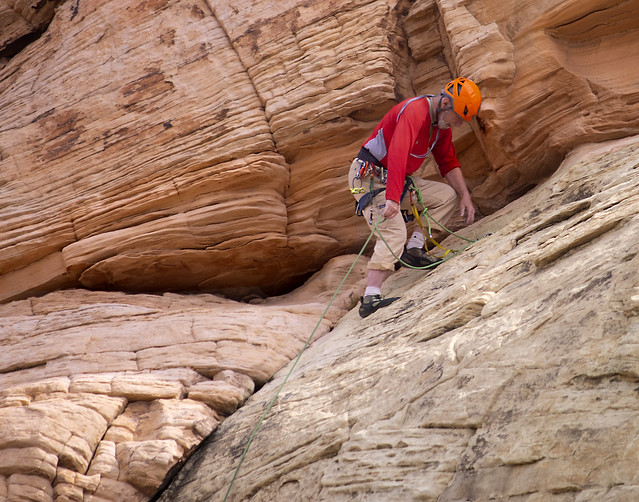 rock climber -  Red Rock Canyon National Conservation Area -  Clark County -  Nevada