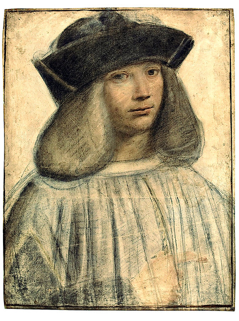 Giovanni Antonio Boltraffio - Portrait of Francesco Melzi 14cs [1510-11] - Milano, Biblioteca Ambrosiana; wm