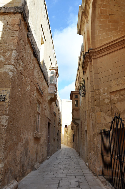 The narrow streets of Mdina (Explored)