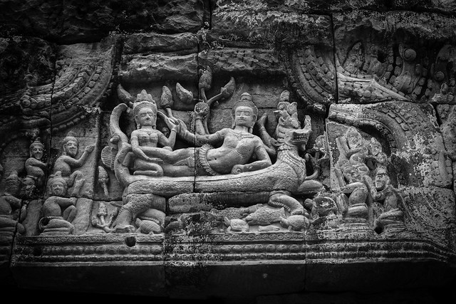 Sculpture Detail, Prasat Preah Khan Temple