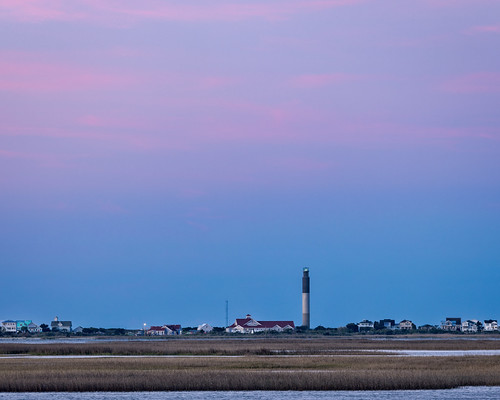 Sunrise at Southport, NC by sbeaudoin01, Oak Island lighthouse viewed from Southport at sunrise.northcarolina landscape southport sunrise lig