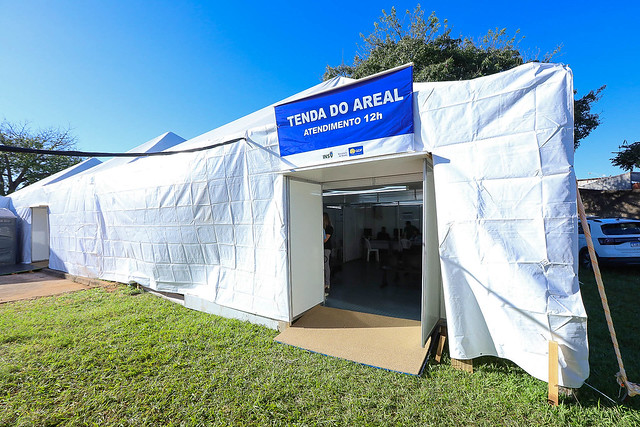 28/04/2024 - Areal recebe unidade de acolhimento para pacientes com suspeita de dengue