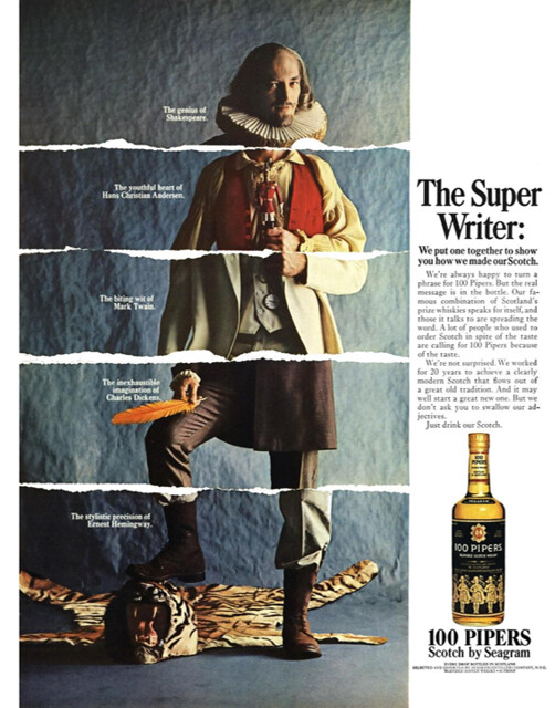 Vintage Advertisement 706 - Seagram Scotch - 1967