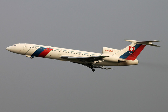 OM-BYO Tupolev Tu-154M Slovak Government