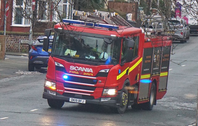 Merseyside Fire & Rescue Scania P280 DK19 BFJ