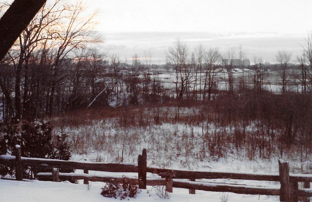 View from Backyard in Winter 1980