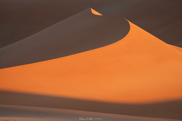 Curves of light, Namibia