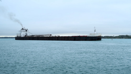 202404281525005 Great Lake Freighter H Lee White on St Clair River - Marine City. MI                                