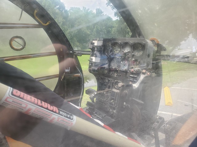 Hughes OH-6 Cayuse Tornado White Cockpit