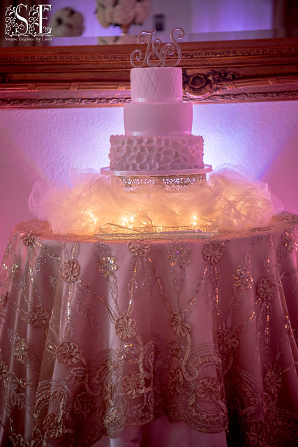 Soft Pink Light on the Cake