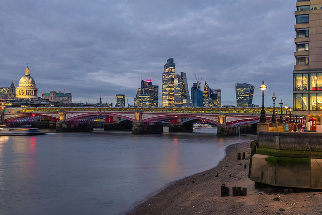 London at blue hour