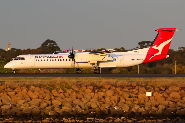 VH-QON | QantasLink Bombardier DHC-8-400 | Sydney Kingsford Smith YSSY/SYD