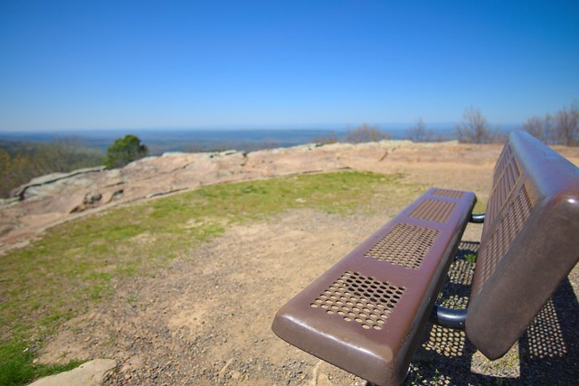 Sunset point bench