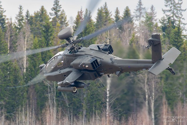 ZM713 UK Army Boeing AH-64E Apache, EFTP, Finland