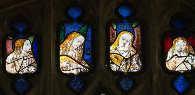 Fairford, St Mary's church, window SV tracery