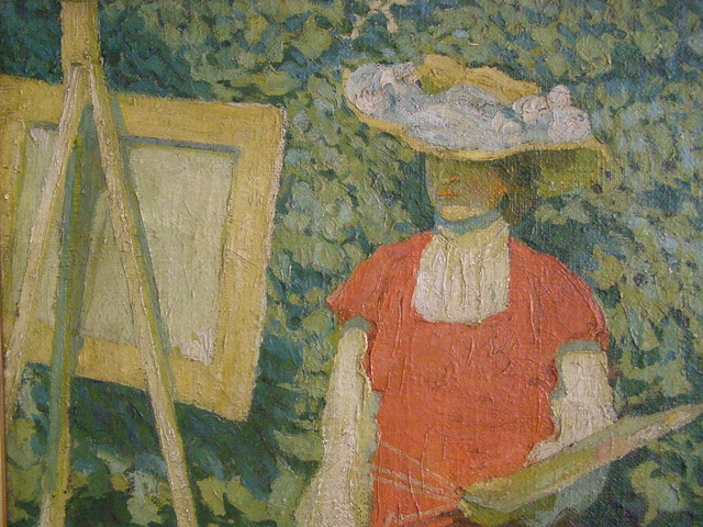 Konštantín Kovári-Kačmarik, The Painter, 1908-1910, detail