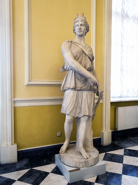 Diana copy with antique statue by P. Triscorni.