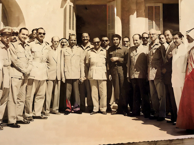 Ernesto Che Guevara visiting Gaza