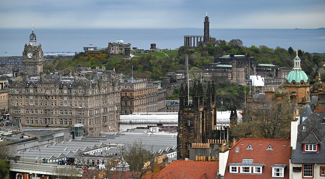 Edinburgh Castle - Calton Hill View