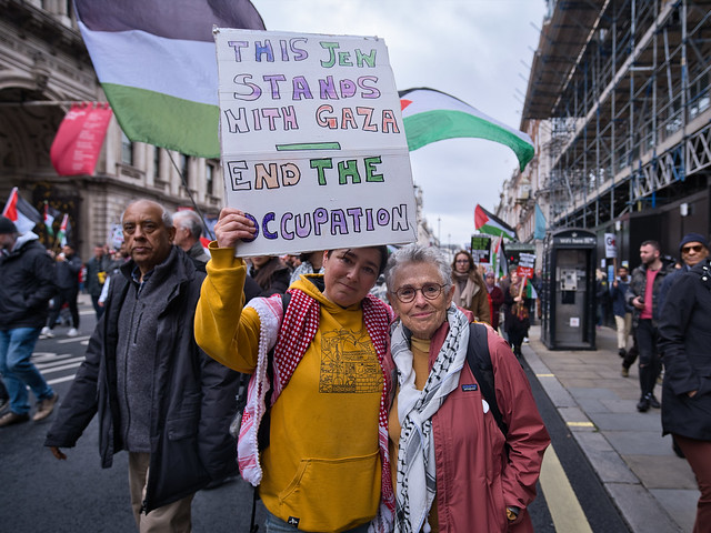 This Jew stands with Gaza. End the Occupation.