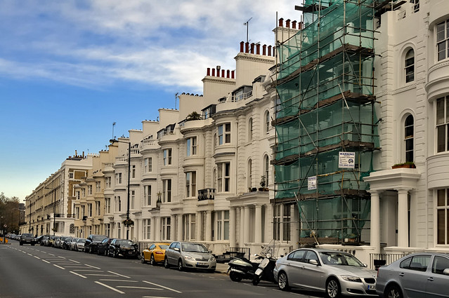 Middle-class medium-density housing, London W9.