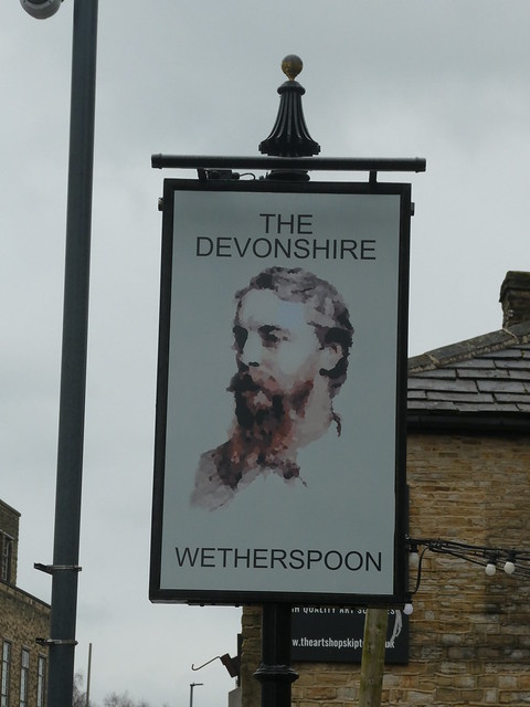 Pub Sign - The Devonshire, Skipton 240314