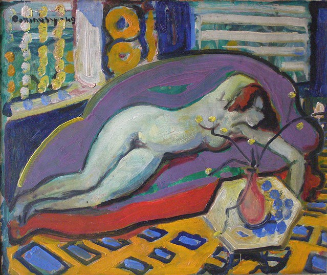 Juraj Collinásy, Reclining Nude, 1949