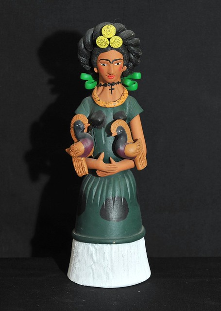 Frida Kahlo Pottery Oaxaca Mexico Ceramics Aguilar