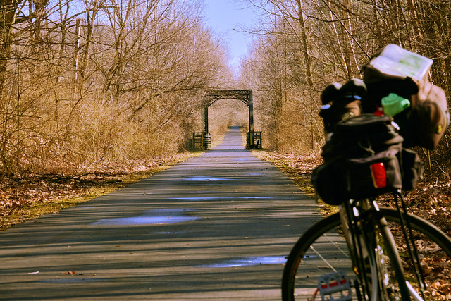 037133a- Morning Ride On The Fred Meijer Heartland Bike Trail