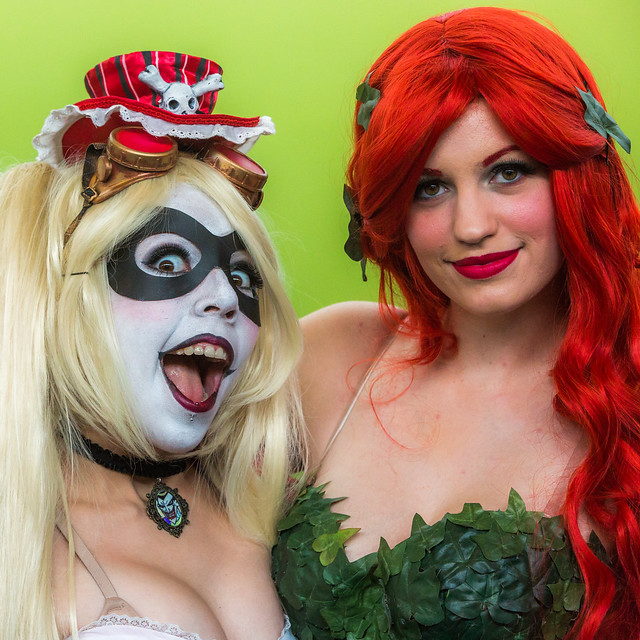 Harley Quinn and Poison Ivy, Silicon Valley Comic Con, 2016