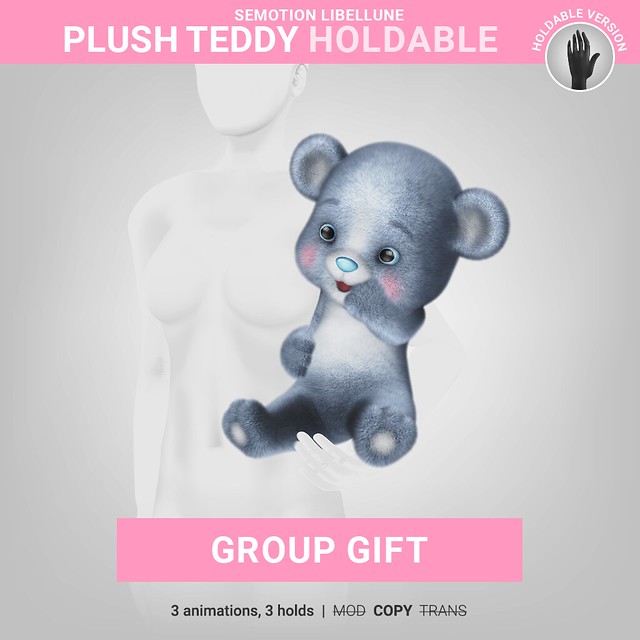 [ GROUP GIFT ] SEmotion Libellune Plush Teddy Holdable