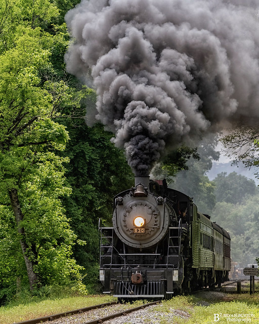 Southern 630 leaving East Chattanooga at the TVRM. 04/2024 #nikon #bdbpttvrrm