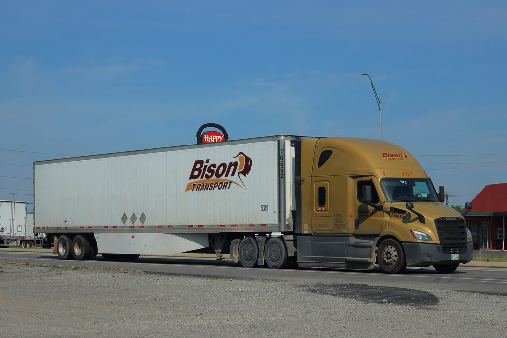 Bison Transport | New Freightliner Cascadia | TruckersWithCameras | Flickr