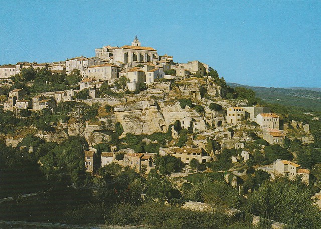 Vue générale de Gordes, Vaucluse