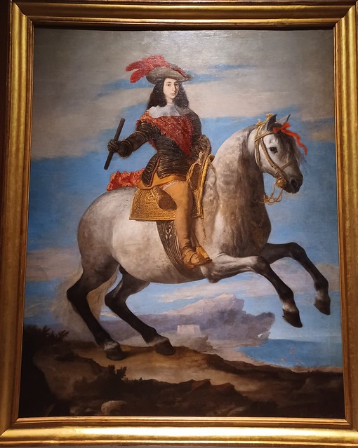 equestrian portrait of Juan José de Austria