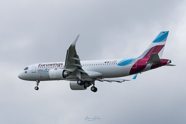 Airbus A320neo Eurowings D-AENI First Flight