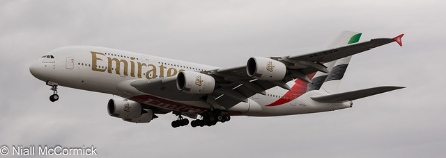 A6-EVG Emirates Airbus A380-842