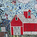 Windmill and barn country mosaic in urabn San Francisco 20240409-170315