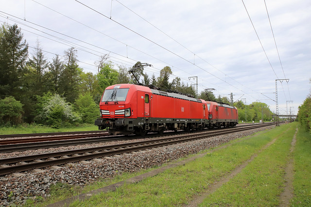 DB Cargo 193 350-6 und 193 306-8, Huttenheim