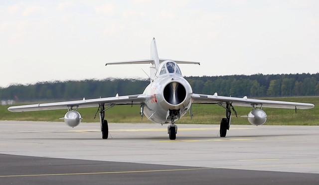 PZL-Mielec Lim-2 (MiG15) SP-UTI taxiing at WMI/EPMO
