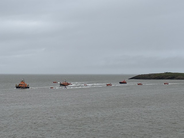 Arrival of Shannon Class No. 13-51 ‘RNLB Richard and Caroline Colton II’ at Barry Dock RNLI
