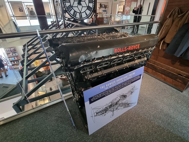 Rolls Royce Mk3 Merlin Engine on display at The Devils Porridge Museum at Eastriggs Scotland!